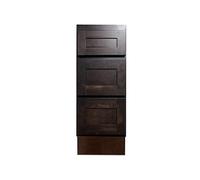 Espresso - Coctelera tradicional de baño de 30,5 cm, con puerta de armario, cajón, base de fregadero, grifo de pared, recipiente, cocina, madera de abedul, 30,5 cm de ancho x 80 cm de alto x 53,3 cm