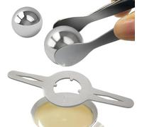 Espresso Cooling Ball - Cooling Ball Set with Extraction Stand and Tongs | Reusable Ice Balls for Rapid Chilling (3.8cm & 5.4cm) | No-Dilution Coffee Chiller Spheres for Smoother Espresso Texture, Coc