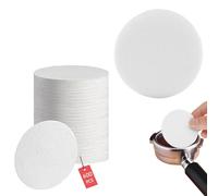Espresso - Filtros de papel para portafiltros (58,5 mm, 600 unidades, redondos, sin blanquear, compatibles con gran variedad de cafeteras de café, 58,5 mm), color blanco