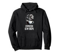 Espresso Is My Inspo - Diseño artístico para amantes del café Sudadera con Capucha