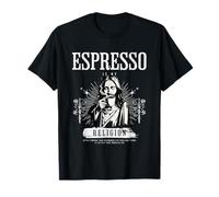 Espresso is my Religion - Mensaje Popular de café con Texto en alemán Camiseta