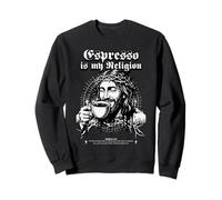 Espresso is my Religion - Mensaje Popular de café con Texto en alemán Sudadera