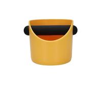 Espresso Knock Box Contenedor De Posos De Café Contenedor Antideslizante for Moler, Compatible Con Delonghi, Compatible Con Breville, Accesorios(Yellow 450ml)