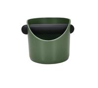 Espresso Knock Box Contenedor De Posos De Café Contenedor Antideslizante for Moler, Compatible Con Delonghi, Compatible Con Breville, Accesorios(Dark Green 450ml)