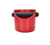 Espresso Knock Box Contenedor De Posos De Café Contenedor Antideslizante for Moler, Compatible Con Delonghi, Compatible Con Breville, Accesorios(Red 450ml)