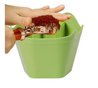 Espresso Knock Box - Cubo de café molido - Cubo de descarga de espresso de 12,6 cm, accesorio de máquina de café multifuncional para el hogar, cafetería, bar