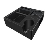 Espresso Knock Box - Estación de apisonamiento, estación de manipulación ABS, portafiltro, distribuidor 9 en 1, soporte de accesorios de café para almacenamiento de 51-58 mm
