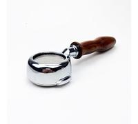 espresso machine, Made in Italy ROCKET R58/LELIT 58mm/Expobar E61Semi automatic coffee machine brewing head, bottomless handle, bottomless filter,for machine parts(Type solid wood)