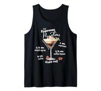 Espresso Martini Cóctel Tini Time I Love Espresso Martinis Camiseta sin Mangas