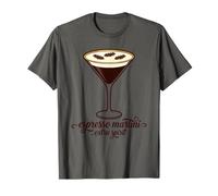 Espresso Martini, espíritu Extra Martini Morning Coffee Lover Camiseta