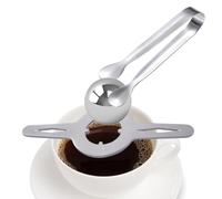 Espresso Stainless Steel Ice Ball, Chilling Cooler Ball for Whiskey, Beer, Coffee, Wine, and Juice, Reutilizable Ice Ball for Drinks, Beverages Cooling Balls for Drinks