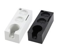 Espresso Tamper - 4-in-1 Tamper | 51-58mm Portafilters With Coffee Grounds Dispenser & Storage Holder | ABS Material Non-Slip Base Espresso Accessory For Home Kitchen, Shop, Bar, Dorm, Apartment