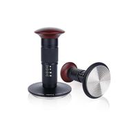 Espresso Tamper with Sound Feedback and Spring Loaded Design Compatible with 58mm Portafilters for Optimal Brewing Experience