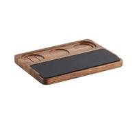 Espresso Tamping Station - 10.24 Inches Espresso Tamping Mat | Coffee Tamper Station - Non Slip Espresśo Tampinģ Base with Portafilter Holder Coffee Prep, Ideal for Home Kitchen Coffeè Bar Use