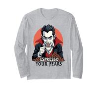 Espresso Your Fears Halloween Vampire Manga Larga