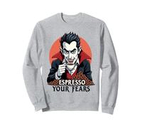 Espresso Your Fears Halloween Vampire Sudadera