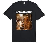 Espresso Yourself Amante del café y los Perros Comfort Colors Adult Heavyweight T-Shirt