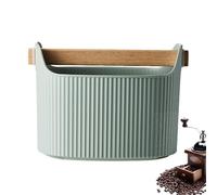 Espressoo Puck Knock Box - Cubo de basura CoffeeKnocker de 1300 ml | Contenedor de descarga de café absorbente de golpes para uso doméstico y de oficina, cubo duradero para una fácil eliminación de