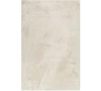 Esprit Alfombra de piel de conejo artificial suave blanco beige 170x120