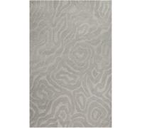Esprit Alfombra hecha a mano motivo abstracto y relieve en color topo 70x140