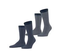ESPRIT Allover Stripe Multipack M So algodón estampados 2 pares, Calcetines Hombre, Azul Blue Mix 0060, 39-42