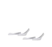 ESPRIT Basic 2-Pack W IN algodón invisibles unicolor 2 pares, Calcetines pinkies Mujer, Blanco (White 2000), 35-38