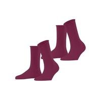 ESPRIT Basic Pure Multipack W So algodón lisos 2 pares, Calcetines Mujer, Rosa Pink Berry 8544, 35-38