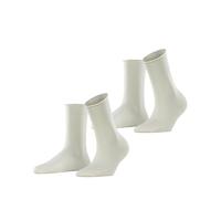 ESPRIT Basic Pure Multipack W So algodón lisos 2 pares, Calcetines Mujer, Blanco Off-White 2040, 35-38