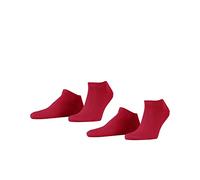 ESPRIT Basic Uni 2-Pack M SN algodón corte unicolor 2 pares, Calcetines cortos Hombre, Rosa (Red Pepper 8074), 47-50