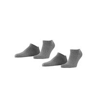 ESPRIT Basic Uni Multipack M Sn algodón lisos 2 pares, Calcetines cortos Hombre, Gris Light Grey Melange 3390, 47-50