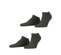 ESPRIT Basic Uni Multipack M Sn algodón lisos 2 pares, Calcetines cortos Hombre, Verde Thymian 7821, 39-42