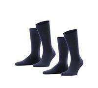 ESPRIT Basic Uni Multipack M So algodón lisos 2 pares, Calcetines Hombre, Azul Marine 6120, 47-50