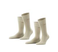 ESPRIT Basic Uni Multipack M So algodón lisos 2 pares, Calcetines Hombre, Beis Cream 4011, 43-46