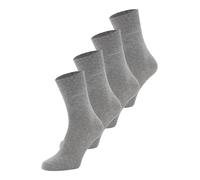 ESPRIT Solid M So algodón lisos pack múltiple, Calcetines Hombre, Gris Light Grey Melange 3390, 40-46