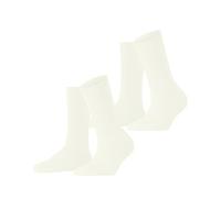 ESPRIT Cloud Multipack W So algodón lisos 2 pares, Calcetines Mujer, Blanco Off-White 2040, 35-38