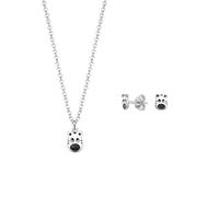 Esprit Conjunto De Joyería Infantil Plata Collar Pendientes Cebra ESSE90985A340