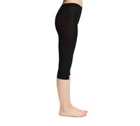 ESPRIT Cotton Capri W Le algodón lisos 1 pieza, Leggings Mujer, Negro Black 3000, 36-38