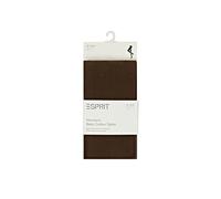 ESPRIT Cotton W Ti algodón lisas 1 pieza, Pantimedias Mujer, Marrón Dark Brown 5230, 38-40