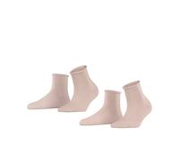 ESPRIT Cozy Dot 2-Pack W SSO lana unicolor 2 pares, Calcetines Mujer, Rojo (Peach Whip 8674), 39-42