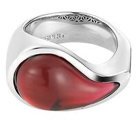 ESPRIT Drip Drop - Anillo de Acero Inoxidable con Cristal, Talla 10 (15,92 mm)