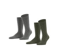 ESPRIT Fine Dot 2-Pack M SO algodón estampado 2 pares, Calcetines Hombre, Multicolor (Sortiment 0030), 39-42