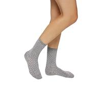 ESPRIT Fine Dot Multipack W So algodón estampados 2 pares, Calcetines Mujer, Gris Light Grey Melange 3390, 35-38