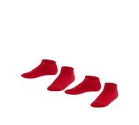 ESPRIT Foot Logo 2-Pack K SN algodón corte unicolor 2 pares, Calcetines cortos Unisex niños, Rojo (Fire 8150), 27-30