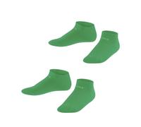 ESPRIT Foot Logo Multipack K Sn algodón lisos 2 pares, Calcetines cortos Unisex niños, Verde Apple 7200, 27-30
