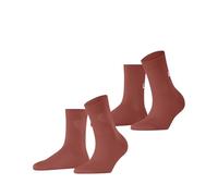 ESPRIT Heart & Love Multipack W Sso algodón estampados 2 pares, Calcetines Mujer, Rojo Rust Red 8721, 35-38