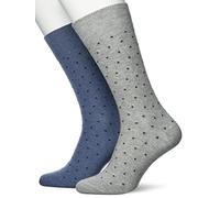 Esprit Fine Dot 2-Pack M SO Calcetines, Mehrfarbig (Sortiment 0040), 43-46 (Pack de 2) para Hombre