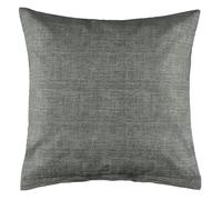 Esprit Home Funda de almohada premium de 80 x 80 cm, algodón, color antracita, con logotipo de Esprit bordado, doble cara, color a juego con ropa de cama con cremallera