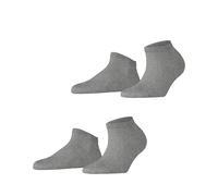 ESPRIT Irisée Multipack W Sn algodón lisos 2 pares, Calcetines cortos Mujer, Gris Light Grey 3400, 35-38