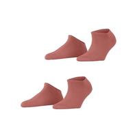ESPRIT Uni Multipack W Sn algodón lisos 2 pares, Calcetines cortos Mujer, Rosa Peach 8796, 39-42