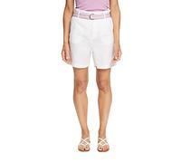 ESPRIT Pantalones Cortos para Mujer, 100/White, 60